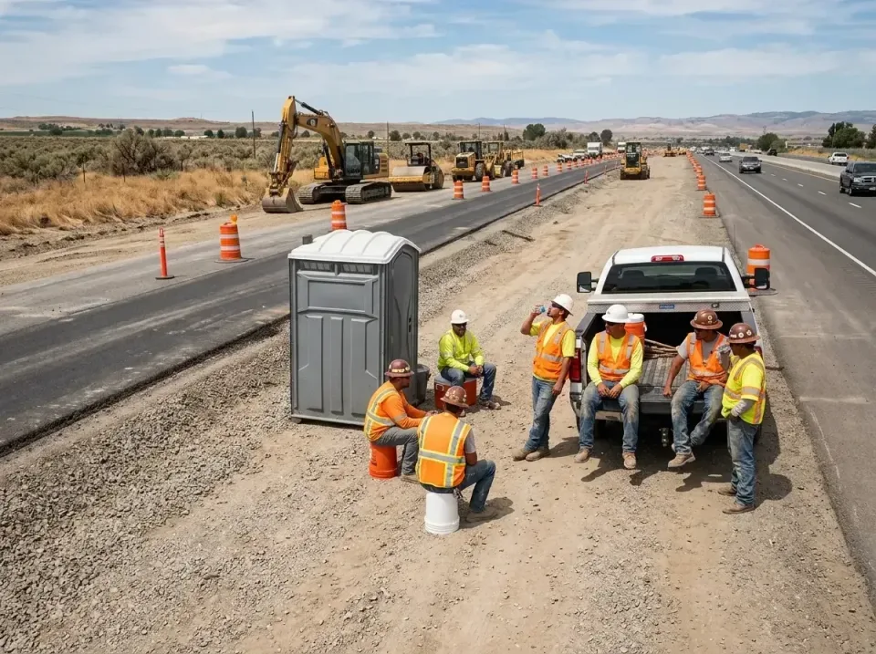 highway-road-construction-crew-007 — frequently asked questions, Porta Potty and Restroom Rentals in Bayshore Gardens, FL